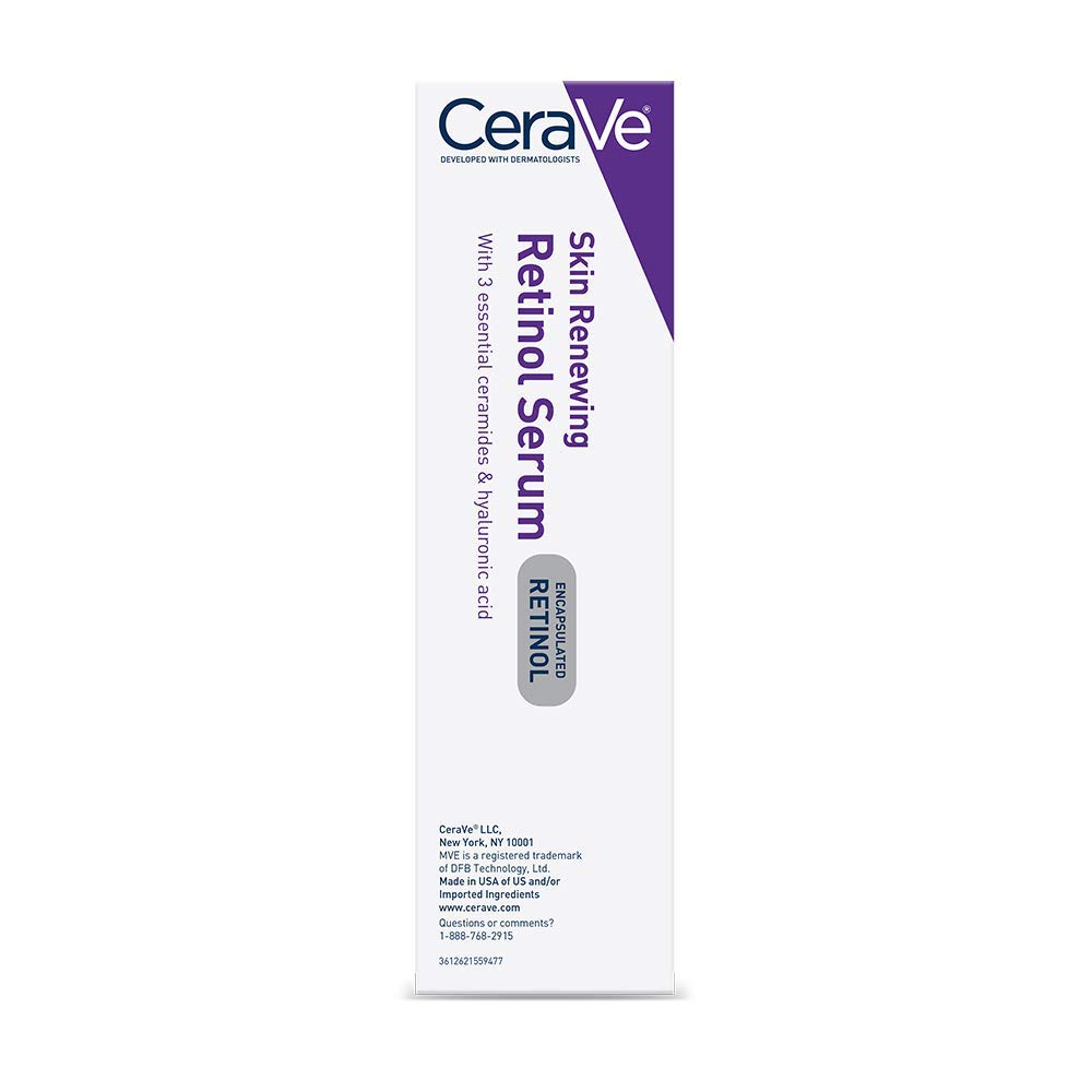 anti Aging Retinol Serum for Face, Encapsulated Retinol with Hyaluronic Acid, Niacinamide & Ceramides, Smooths Wrinkles & Fine Lines, Gentle Skin Brightening Serum, Fragrance Free, 1 Oz